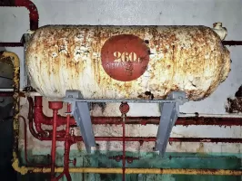 Ligne Maginot - SAINT ANTOINE - (Ouvrage d'artillerie) - L'usine électrique
Réservoir journalier de gasoil