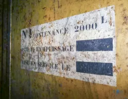 Ligne Maginot - SAINT ANTOINE - (Ouvrage d'artillerie) - L'usine électrique 
Réservoir d'huile