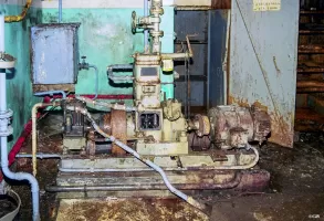 Ligne Maginot - SAINT ANTOINE - (Ouvrage d'artillerie) - L'usine électrique
Groupe  électrogène auxiliaire à moteur CLM 1 PJ 65