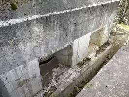 Ligne Maginot - SAINT ANTOINE - (Ouvrage d'artillerie) - Bloc 1
La chambre de tir ouest pour mortiers de 81