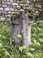 Ligne Maginot - SAINT ANTOINE - (Ouvrage d'artillerie) - Support de poteau pour l'alimentation électrique extérieur
