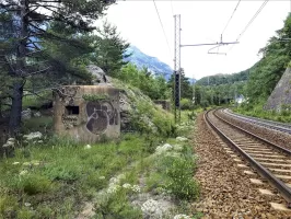 Ligne Maginot - SAINT ANTOINE 3 - (Blockhaus pour arme infanterie) - Le blockhaus 3 et à l'arrière le blockhaus 2