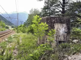 Ligne Maginot - SAINT ANTOINE 3 - (Blockhaus pour arme infanterie) - L'entrée réduite à l'arrière
