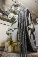 Ligne Maginot - SAINT GOBAIN - (Ouvrage d'infanterie) - Bloc 1
Niveau inférieur
Mécanisme du monte-charge