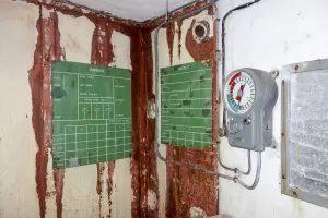 Ligne Maginot - SAINT GOBAIN - (Ouvrage d'infanterie) - Bloc 1
Etage inférieur
PC de tir