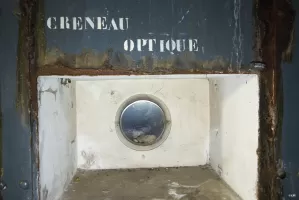 Ligne Maginot - Ouvrage de SAINT GOBAIN - Bloc 3
Créneau optique