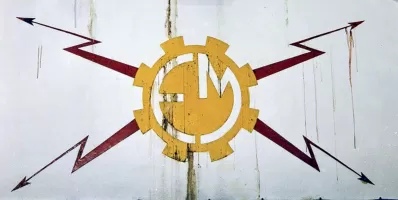 Ligne Maginot - SAINT GOBAIN - (Ouvrage d'infanterie) - L'usine électrique
Insigne des électromécaniciens