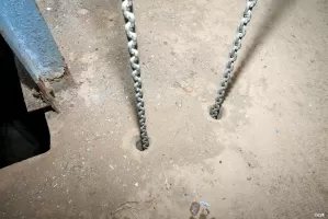 Ligne Maginot - SAPEY - (Ouvrage d'artillerie) - Bloc 2
Le treuil du monte-charge