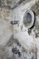 Ligne Maginot - DACHSECK 1 - (Blockhaus pour canon) - Supports du ventilateur et gaine de ventilation