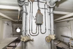 Ligne Maginot - SAPEY - (Ouvrage d'artillerie) - Bloc 4
La séparation entre les deux chambres de tir