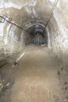 Ligne Maginot - SAPEY - (Ouvrage d'artillerie) - Galeries de l'ancien fort du Sapey réutilisées dans l'ouvrage Maginot
Il s'agit de la galerie reliant les blocs 2 et 3, coté bloc 2