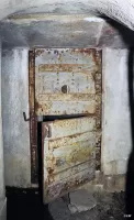 Ligne Maginot - VALLEE ETROITE - (Ouvrage d'infanterie) - Le bloc d'entrée
La porte blindée de l'ouvrage