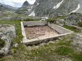 Ligne Maginot - LES ROCHILLES - (Ouvrage d'infanterie) - Bassin de chantier sur les dessus