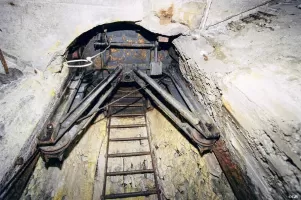 Ligne Maginot - LES ROCHILLES - (Ouvrage d'infanterie) - Bloc 1
Le système de manœuvre du plancher