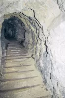 Ligne Maginot - LES ROCHILLES - (Ouvrage d'infanterie) - Escalier vers le bloc d'entrée