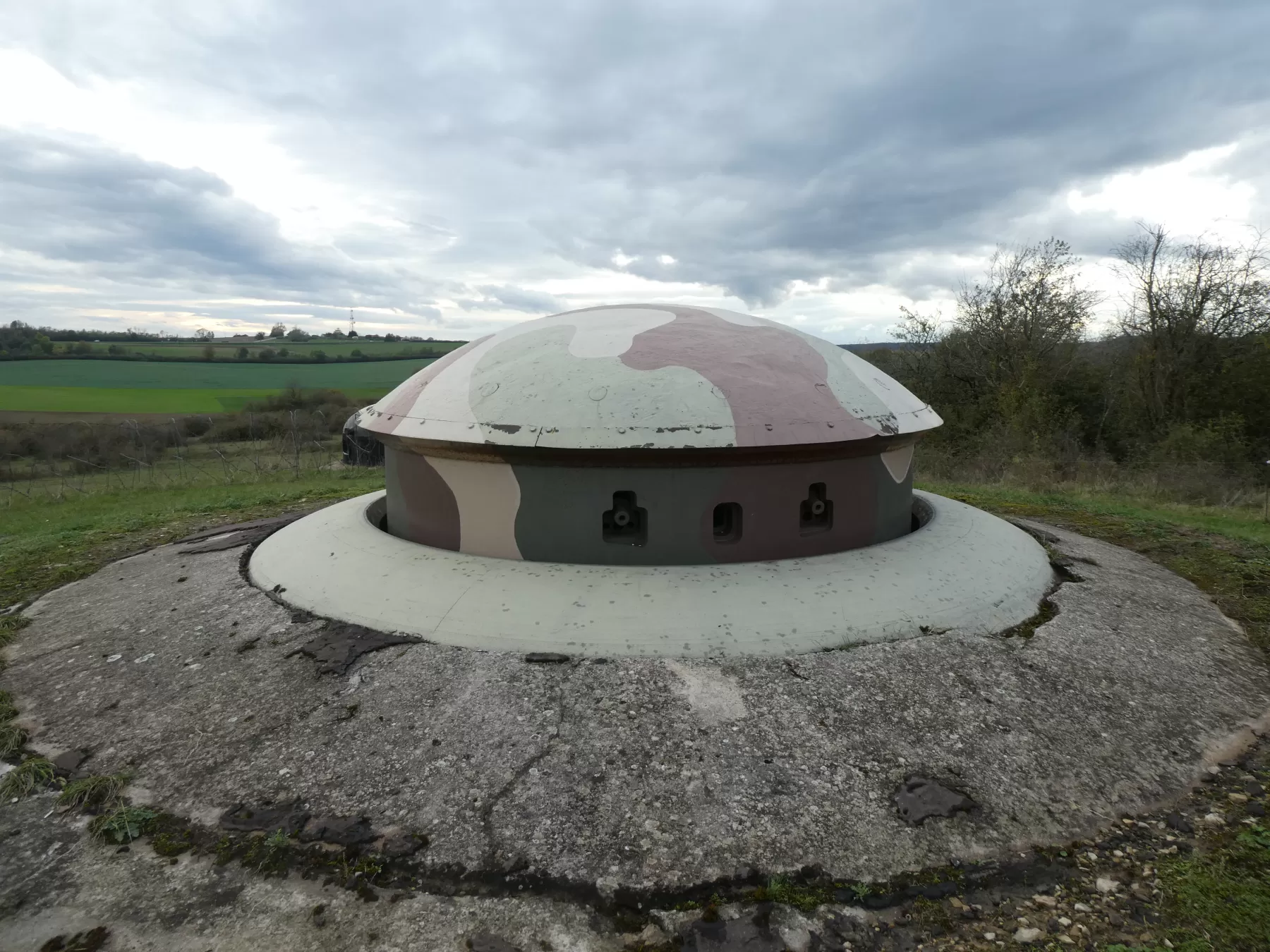 Ligne Maginot - Tourelle pour deux armes mixtes - Tourelle pour deux AM
Ouvrage de Rohrbach