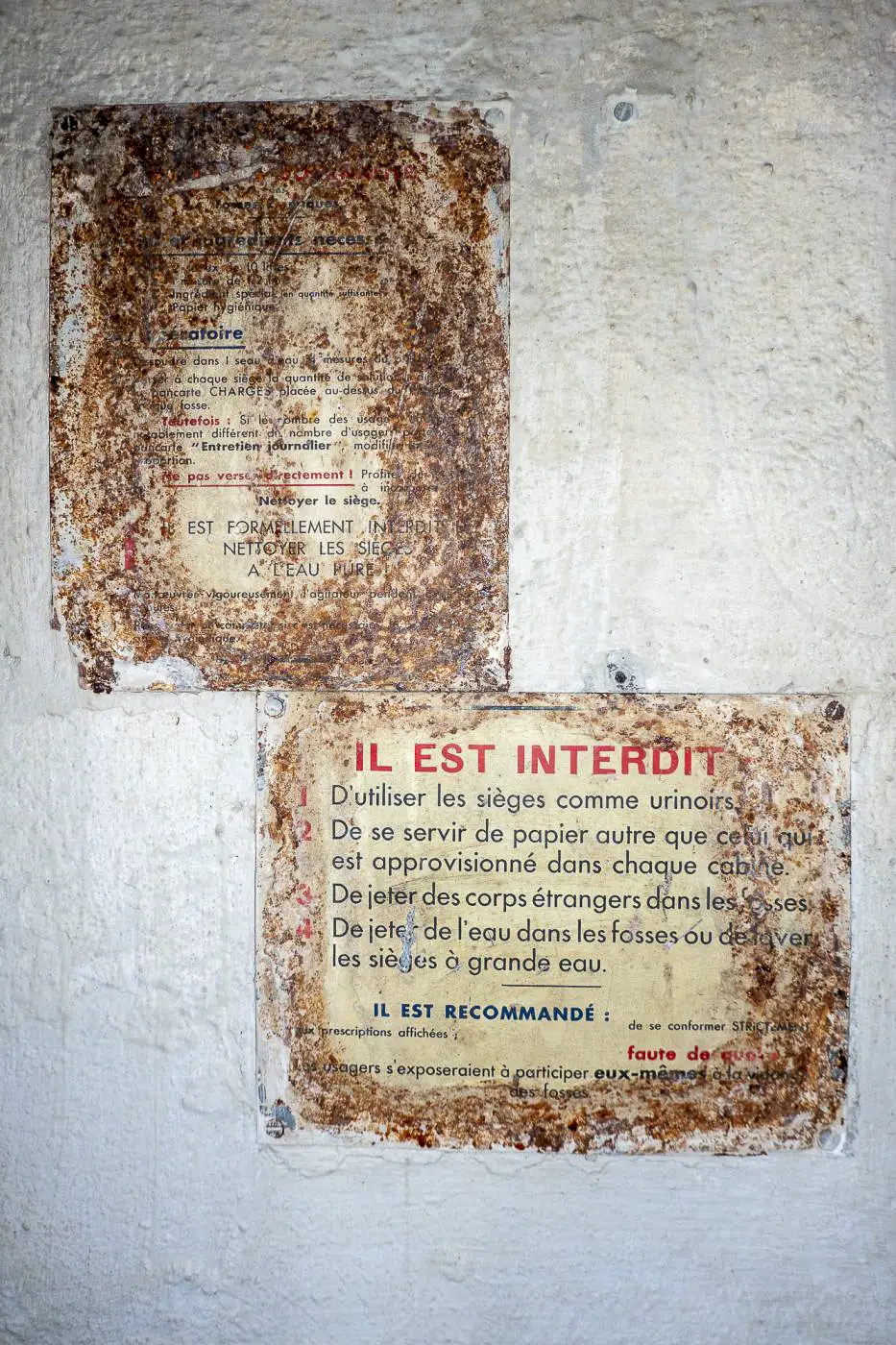 Ligne Maginot - BARBONNET (BT) - (Ouvrage d'artillerie) - Latrines officiers - Michel Teiten