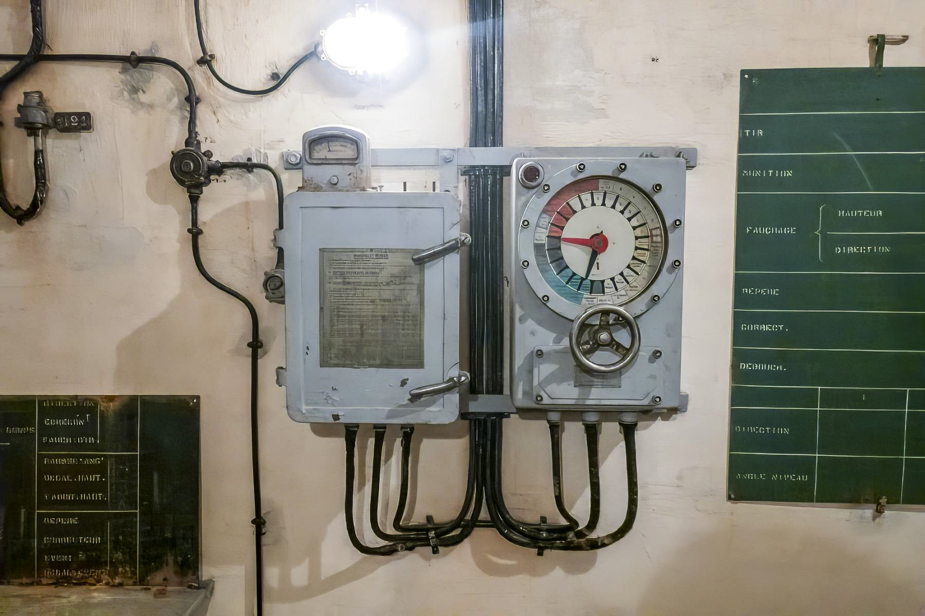 Ligne Maginot - AGAISEN (AN) - E03 - (Ouvrage d'artillerie) - Bloc 2
Transmetteur d'ordres Carpentier dans le PC  - Michel Teiten