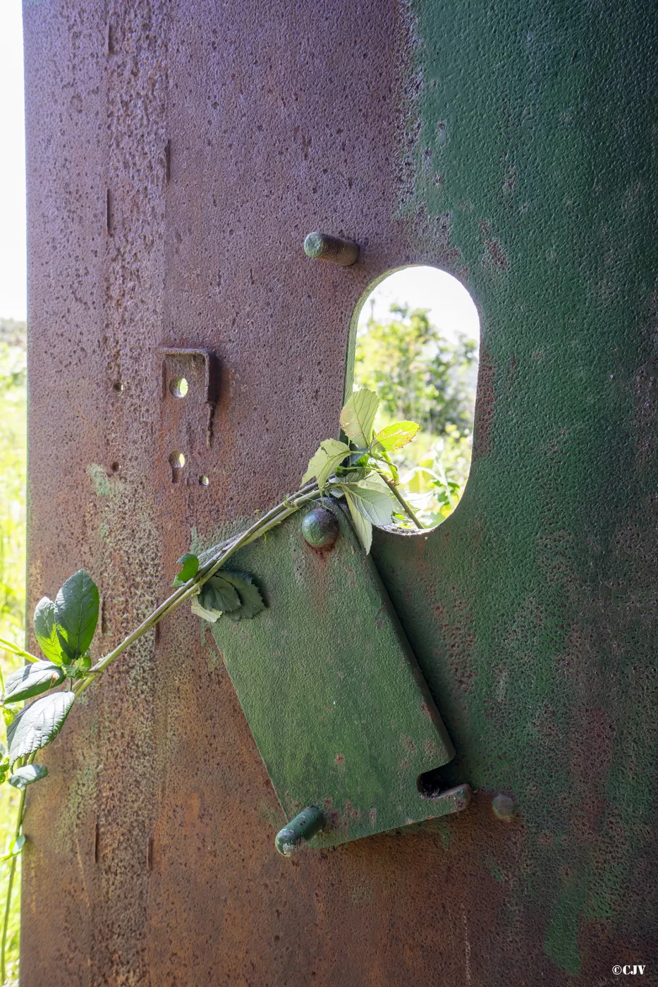 Ligne Maginot - CONTZ LES BAINS 1 (POSTE AVANCé GRM) - (Poste GRM - Maison Forte) - Detail de la porte - Lia VERMEULEN