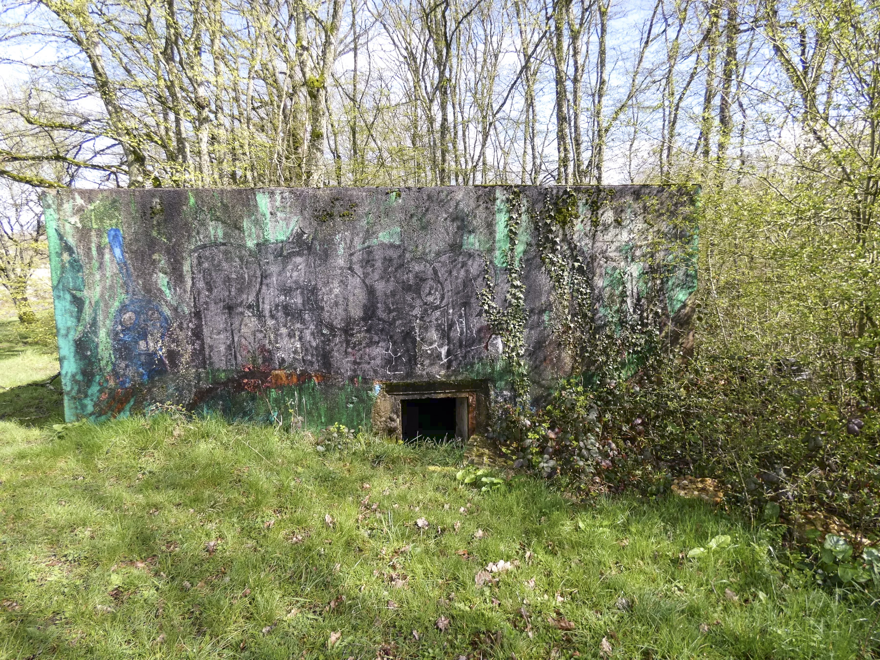 Ligne Maginot - CB311 - ZEITERHOLZ 1 - (Blockhaus pour arme infanterie) - L'entrée latérale pour les hommes. - STENGER Mathieu