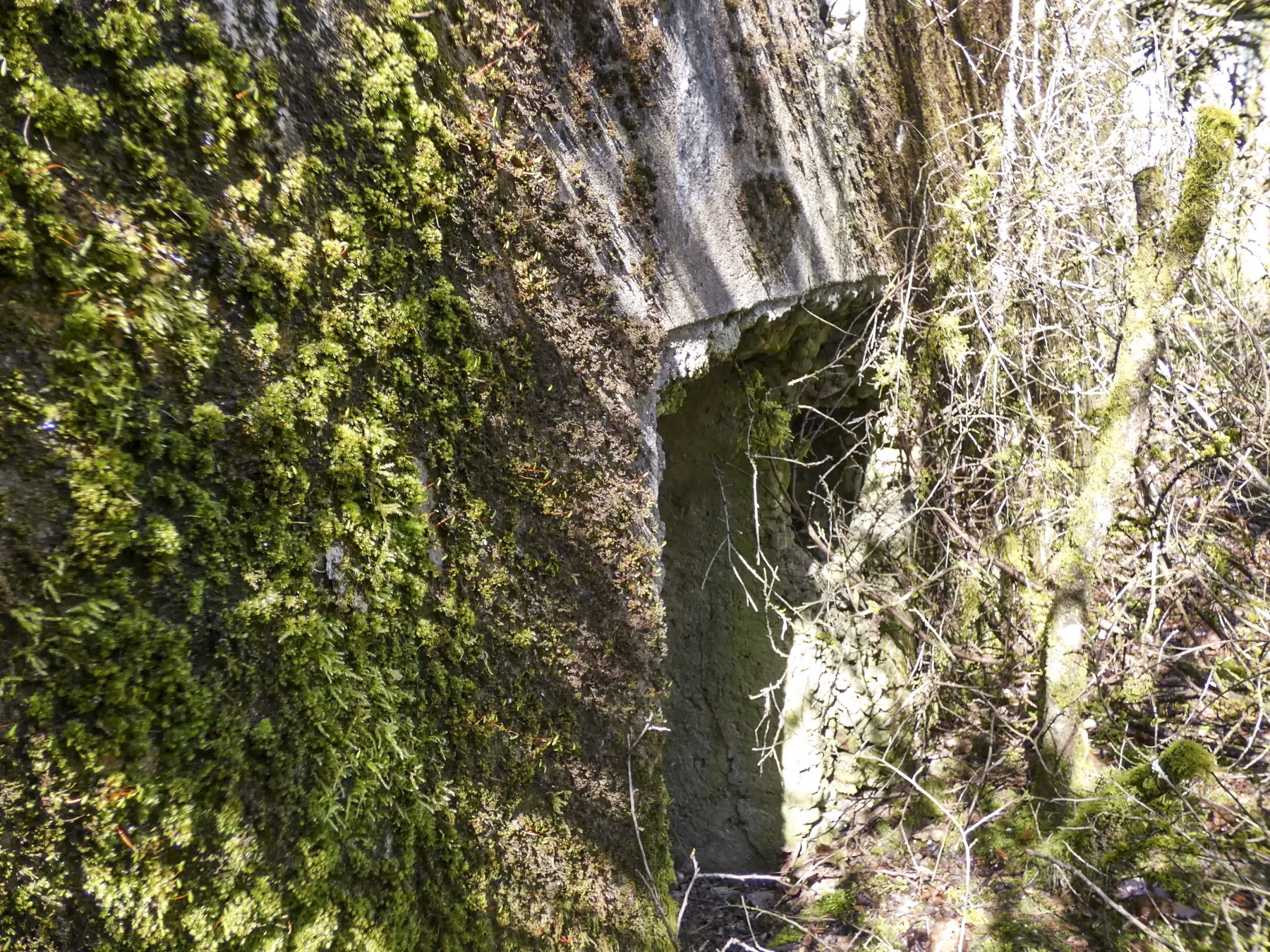 Ligne Maginot - CB313 - RASPICH - (Blockhaus pour canon) - L'entrée du personnel. - STENGER Mathieu