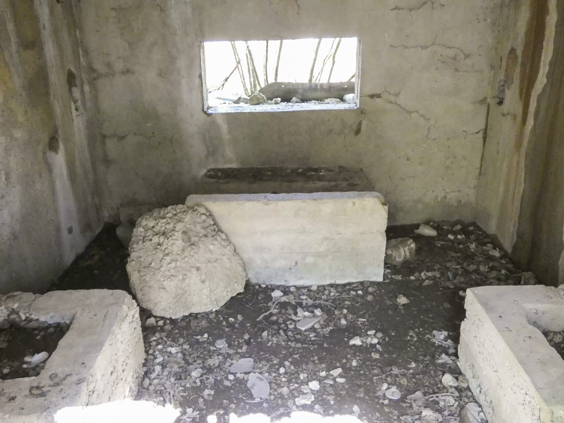 Ligne Maginot - CB313 - RASPICH - (Blockhaus pour canon) - La chambre de tir pour un canon de 25 AC. - STENGER Mathieu