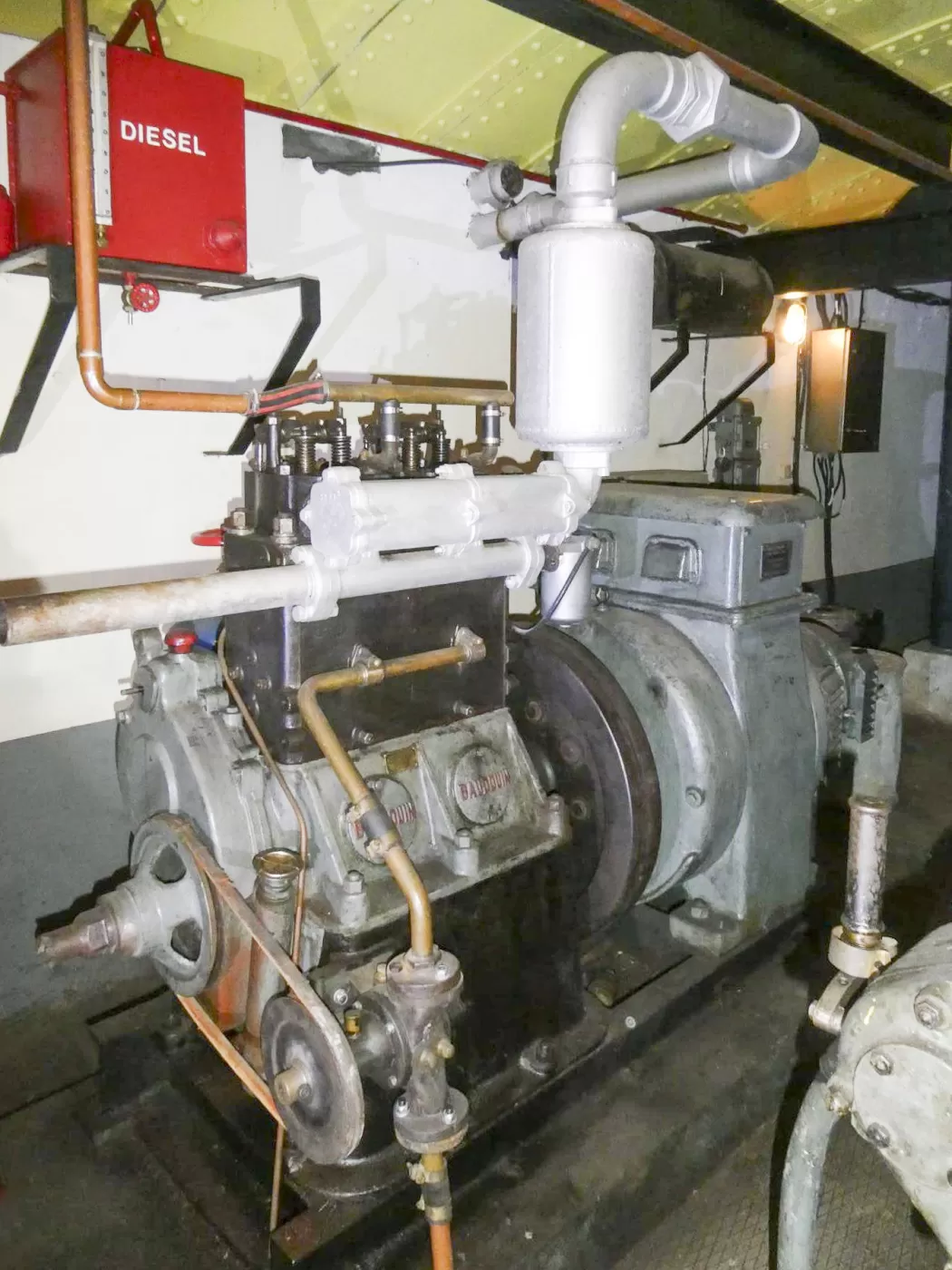 Ligne Maginot - Moteur Baudouin type DB2 (DB2) - Moteur Baudouin type DB2
Abri de Hatten