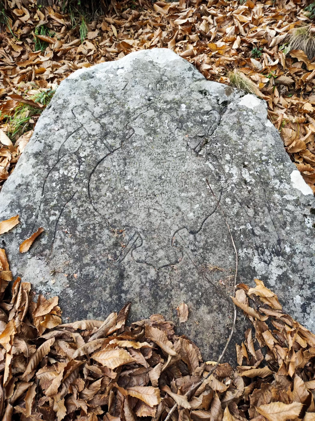 Ligne Maginot - COL D'ANDRION - (Position d'artillerie préparée) - Une stèle dans le secteur - MASSON Gael