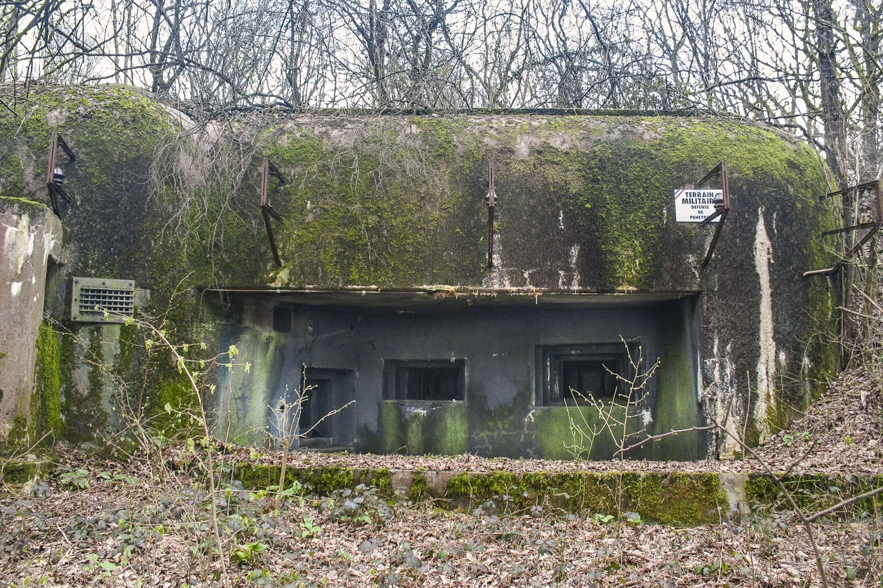 Ligne Maginot - GALGENBERG - A15 - (Ouvrage d'artillerie) - Bloc 1
Vue d'ensemble de la façade - Michel Teiten