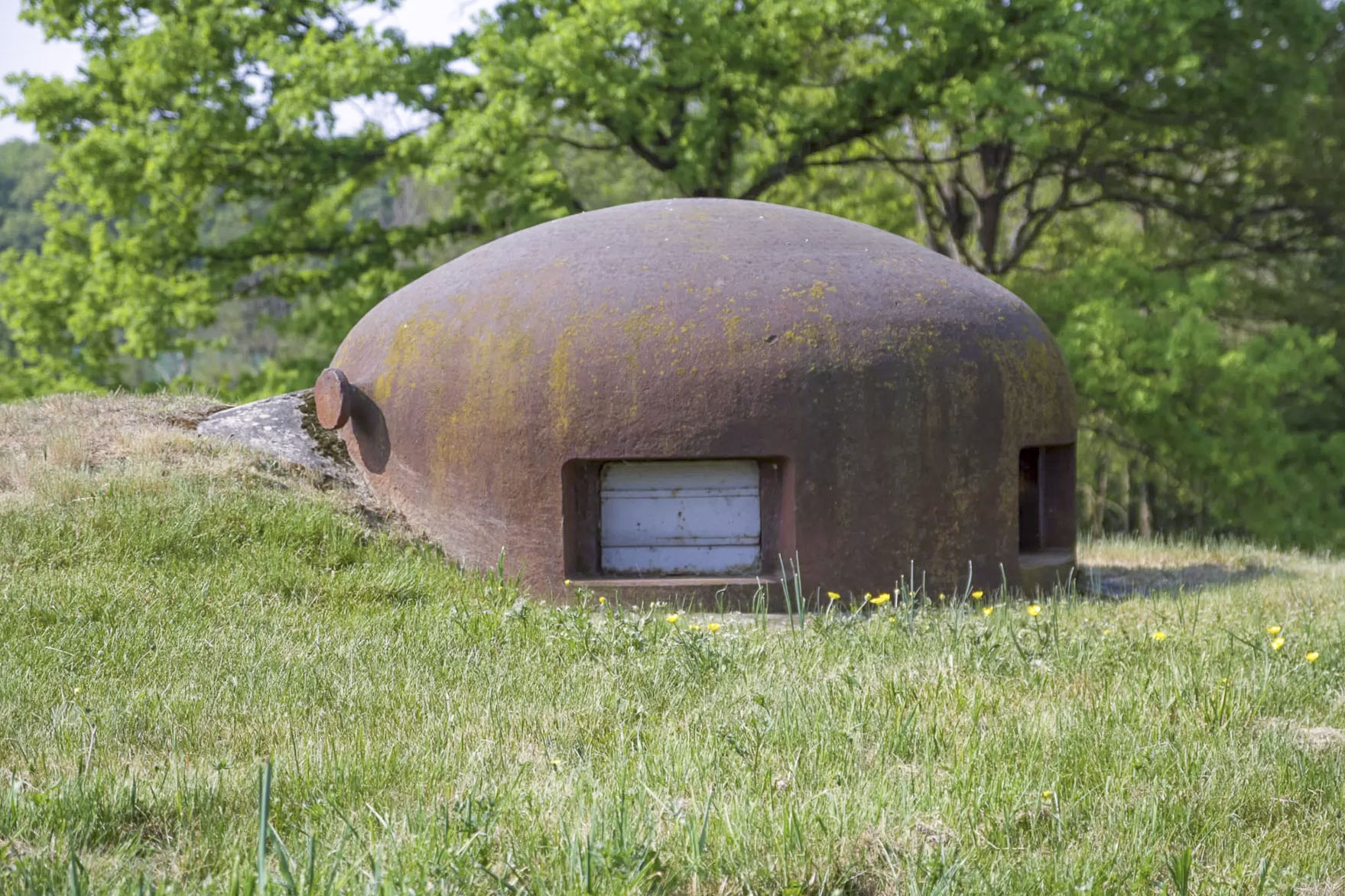 Ligne Maginot - IMMERHOF - A10 - (Ouvrage d'infanterie) - Bloc entrée
Cloche GFM - Michel Teiten