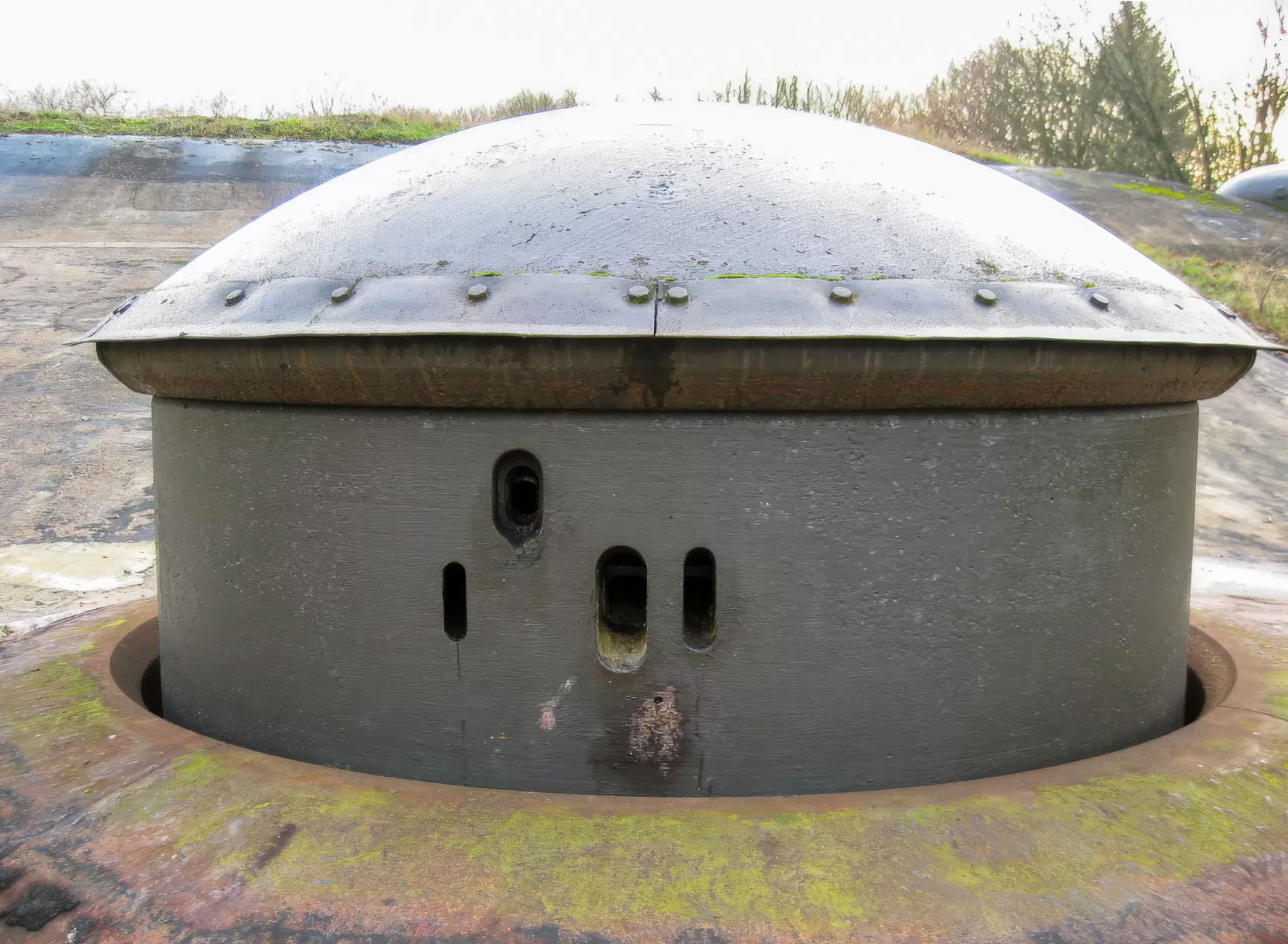 Ligne Maginot - BOIS KARRE - A12 - (Ouvrage d'infanterie) - Tourelle mitrailleuse en batterie - Michel Teiten