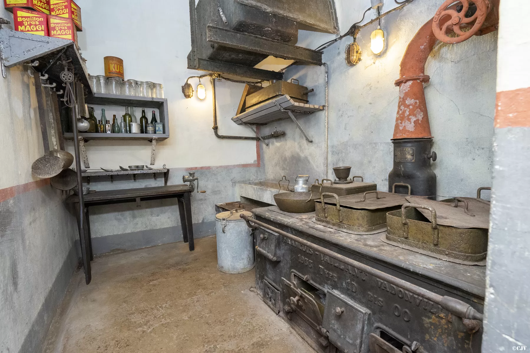 Ligne Maginot - BAMBESCH - A35 - (Ouvrage d'infanterie) - La cuisine - Lia VERMEULEN