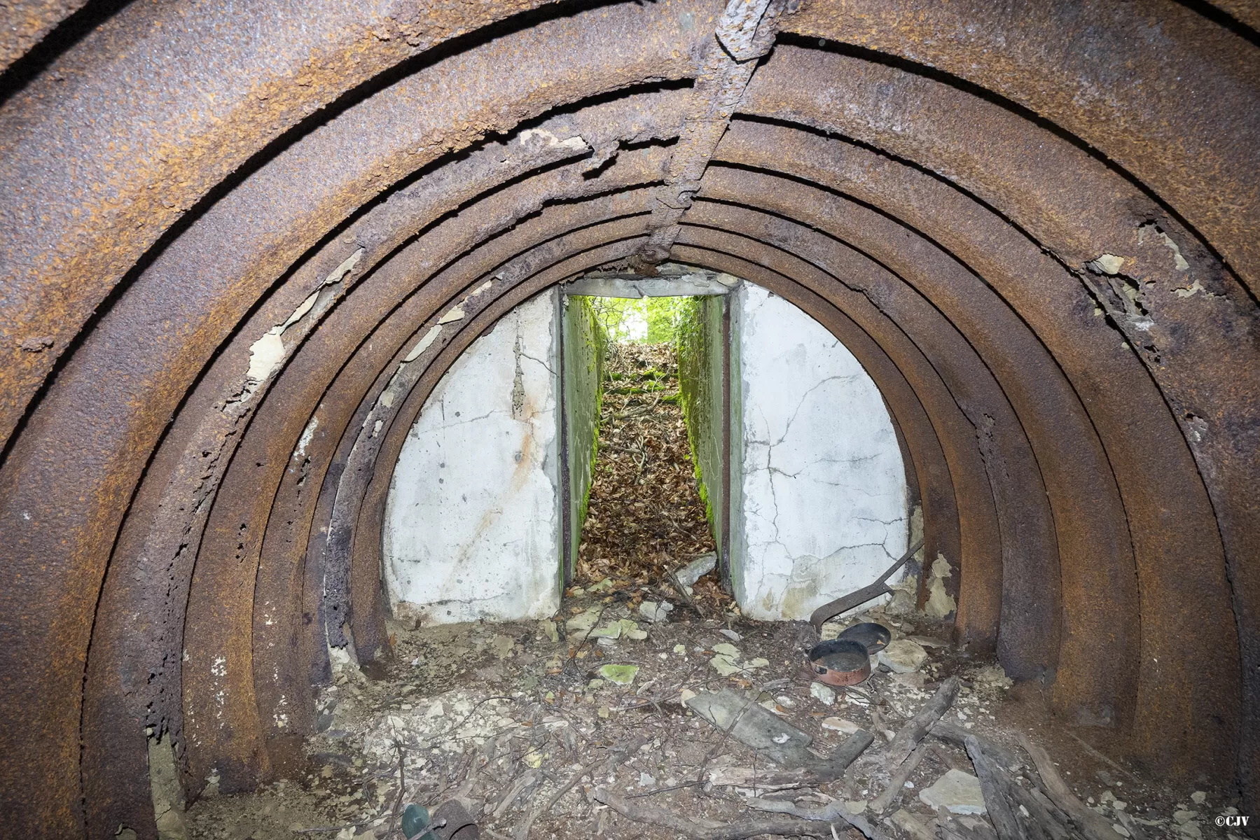 Ligne Maginot - BOIS DE KERFENT 1 (8°CIE II/156° RIF) - (PC de Sous-Quartier) - La première alvéole - Lia VERMEULEN