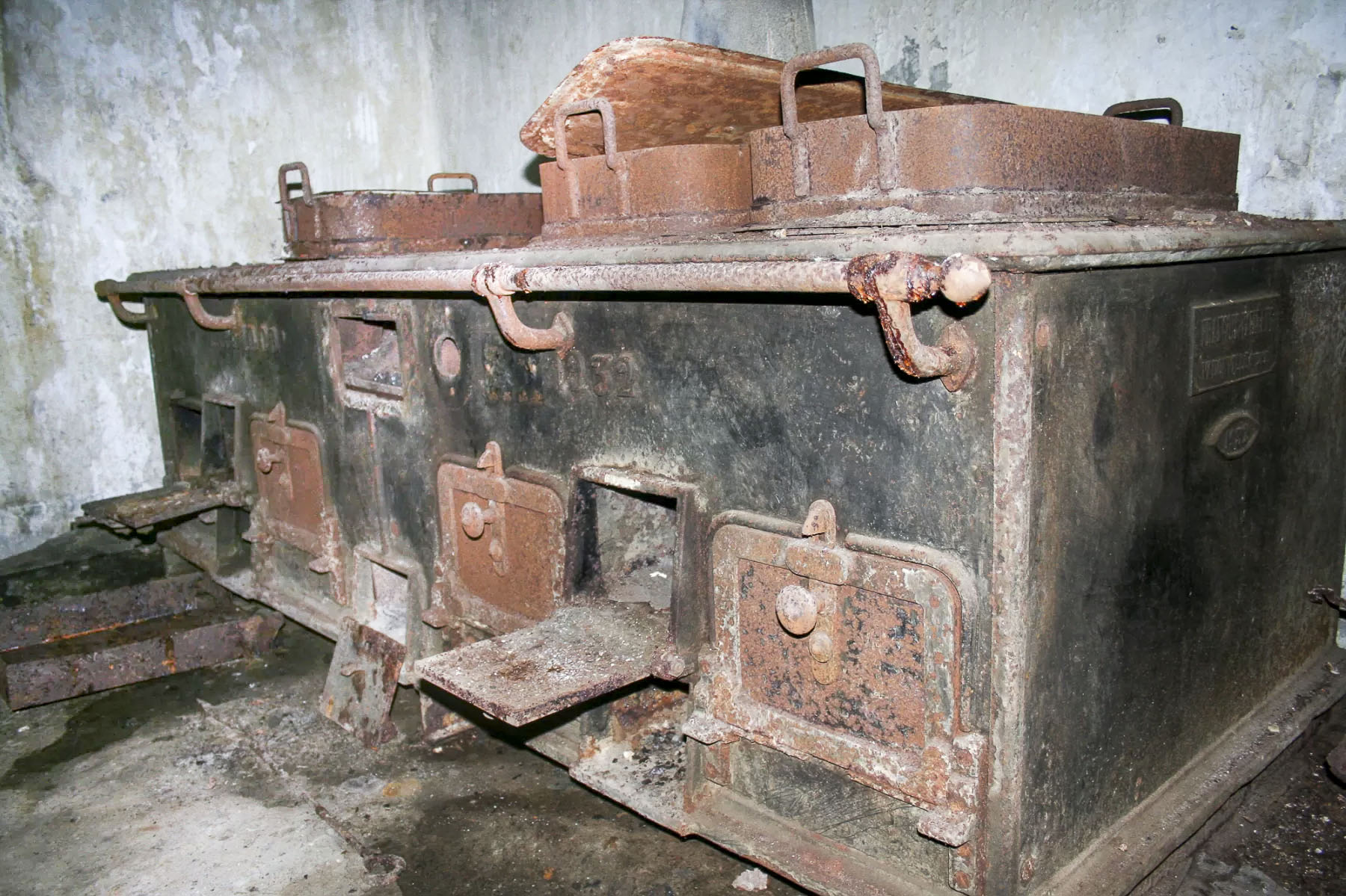 Ligne Maginot - BOIS D'ESCHERANGE - X3 (QUARTIER KANFEN - I/169°RIF) - (Abri) - Cuisinière à charbon François Vaillant  - Michel Teiten