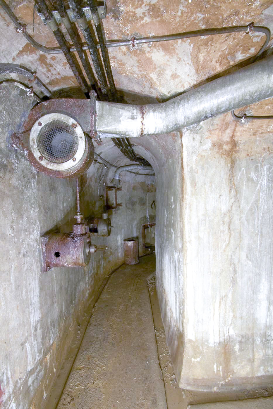 Ligne Maginot - ARRONDAZ - (Ouvrage d'infanterie) - Galerie et système de ventilation