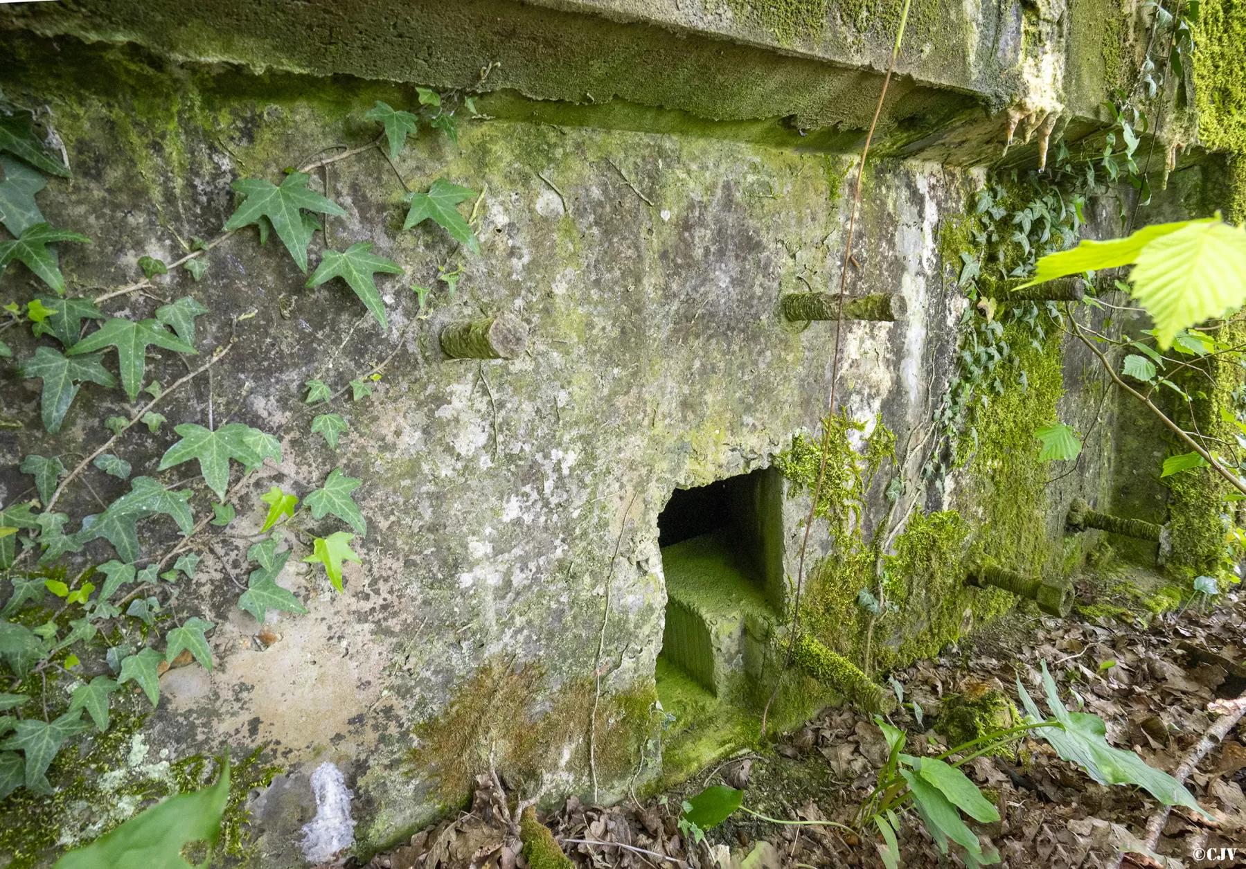 Ligne Maginot - BB129 - BRUEHL EST - (Blockhaus pour arme infanterie) - Créneau frontal - Lia VERMEULEN