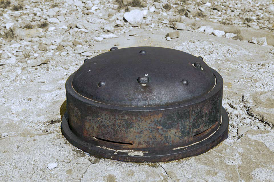 Ligne Maginot - Avant poste de la Roue - Le bloc 1
La cloche observatoire par éléments type St Jacques