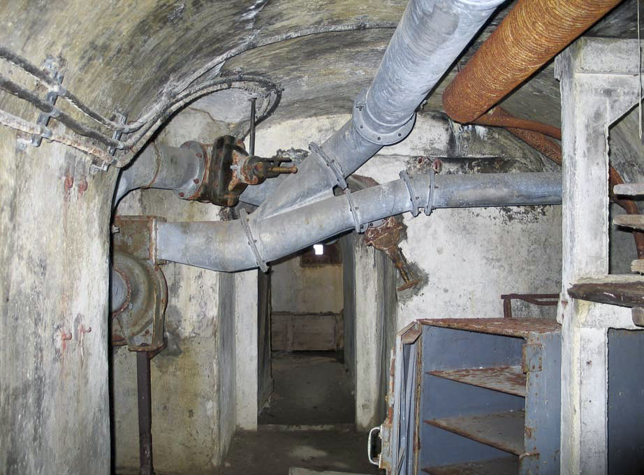 Ligne Maginot - LA ROUE - (Ouvrage d'infanterie) - Le bloc d'entrée
La ventilation