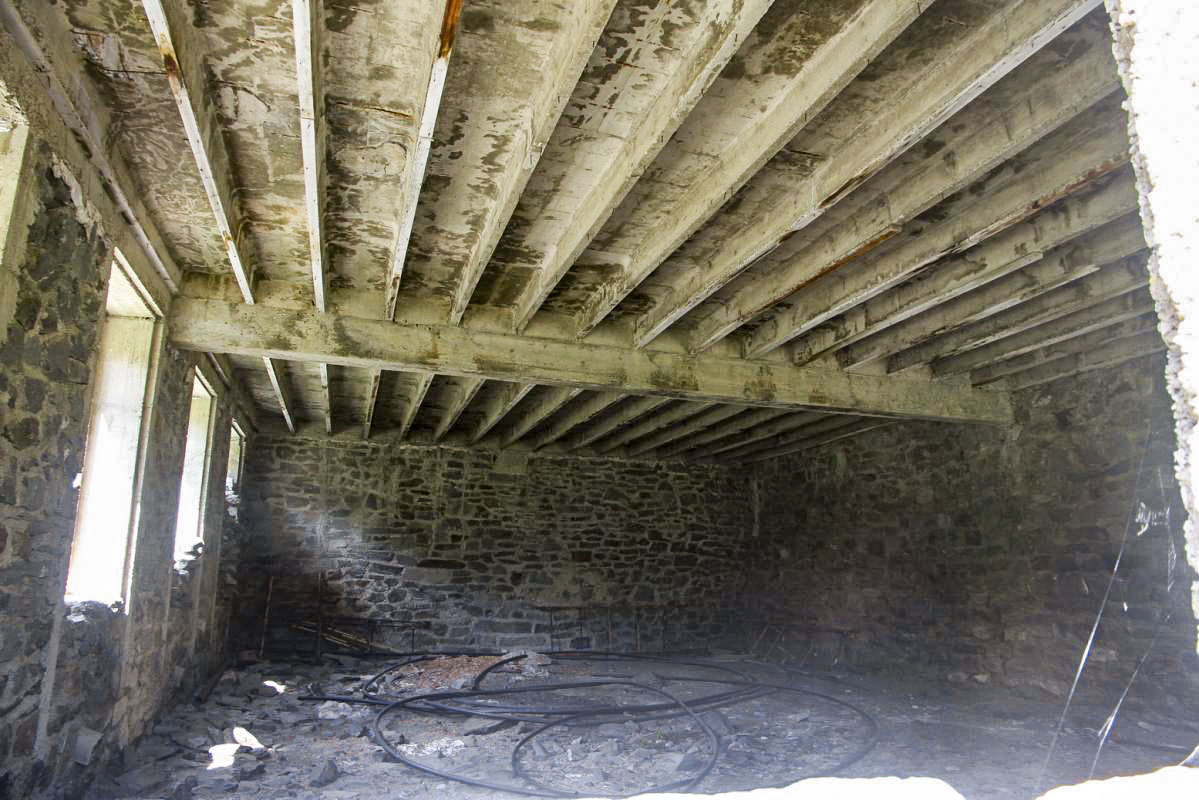 Ligne Maginot - LAVOIR - (Casernement) - Intérieur d'une salle - JOLAS, Jean-Michel