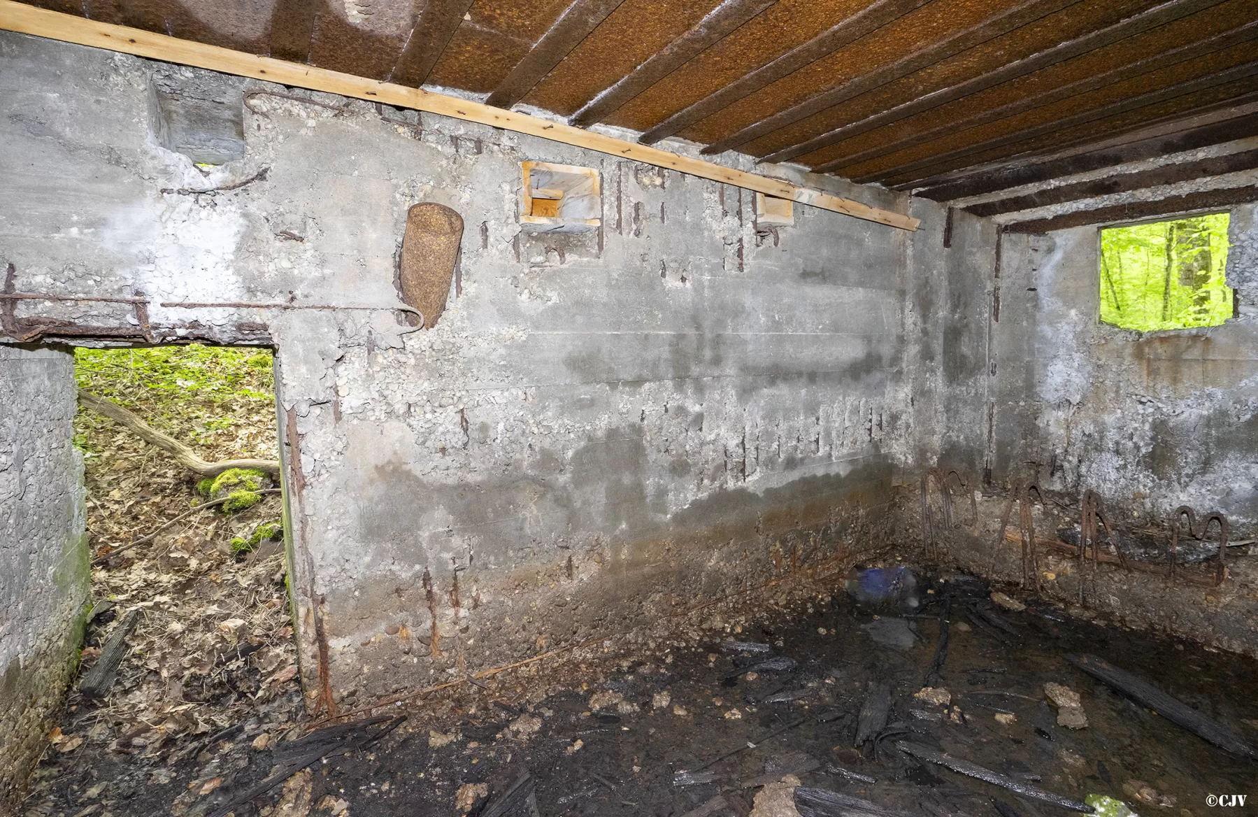 Ligne Maginot - CB441 - (Blockhaus pour arme infanterie) - L'intérieur - Lia VERMEULEN