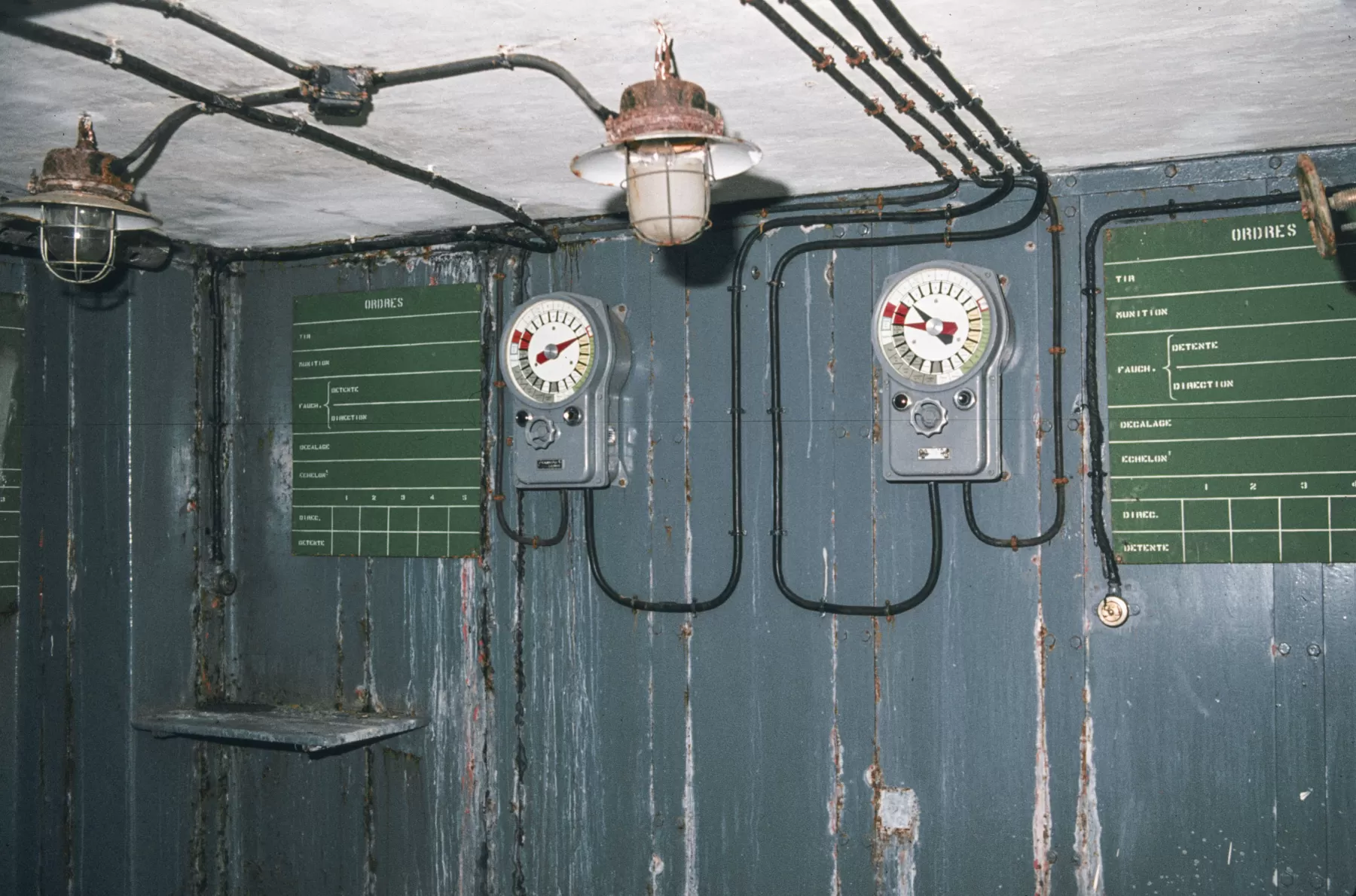 Ligne Maginot - LAVOIR - (Ouvrage d'artillerie) - Bloc 5
Etage inférieur
PC des 81