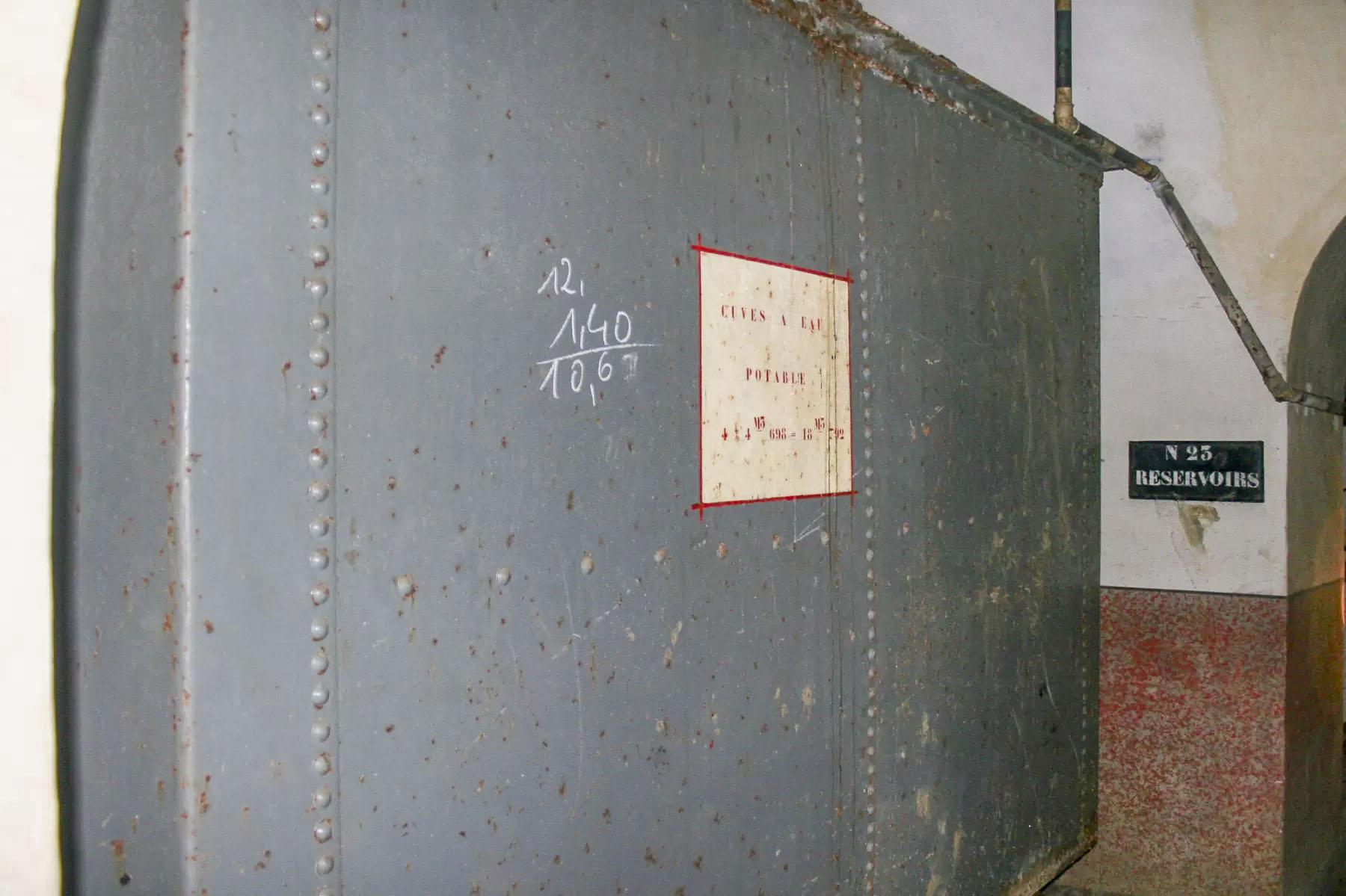 Ligne Maginot - BOIS D'ESCHERANGE - X3 (QUARTIER KANFEN - I/169°RIF) - (Abri) - Cuves à eau potable - Michel Teiten