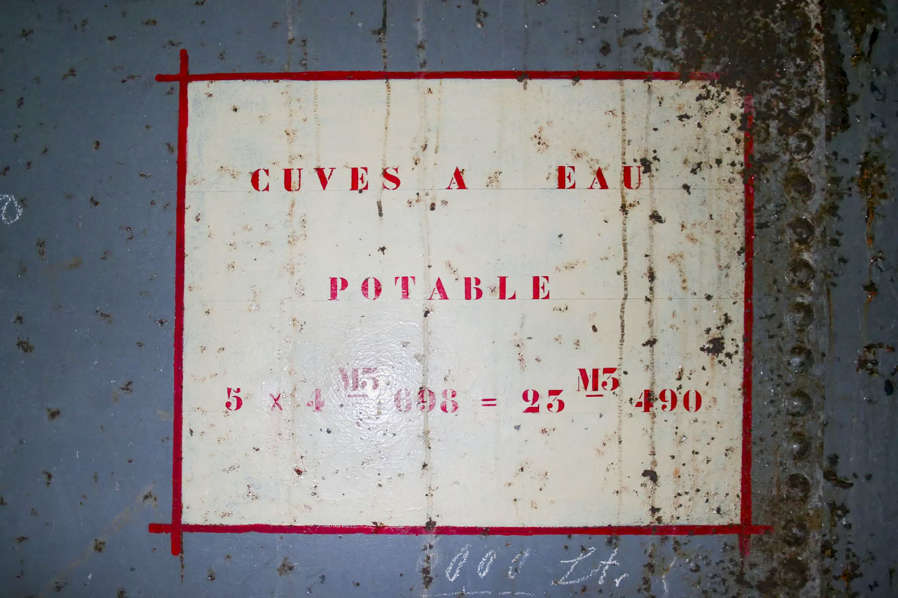 Ligne Maginot - BOIS D'ESCHERANGE - X3 (QUARTIER KANFEN - I/169°RIF) - (Abri) - Cuves à eau potable - Michel Teiten