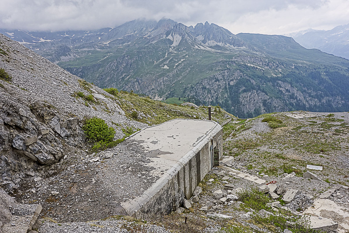 Ligne Maginot - PAS DU ROC - (Ouvrage d'artillerie) - L'entrée de l'ouvrage
