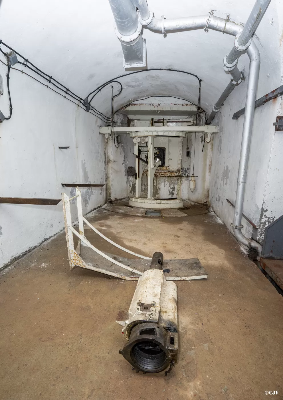 Ligne Maginot - PAS DU ROC - (Ouvrage d'artillerie) - Bloc 3
Obusier de 75 mle 31 de droite - Lia VERMEULEN