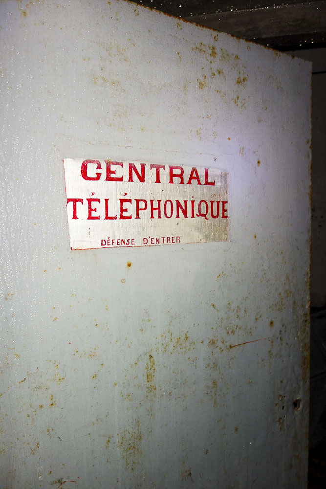 Ligne Maginot - PAS DU ROC - (Ouvrage d'artillerie) - Central téléphonique