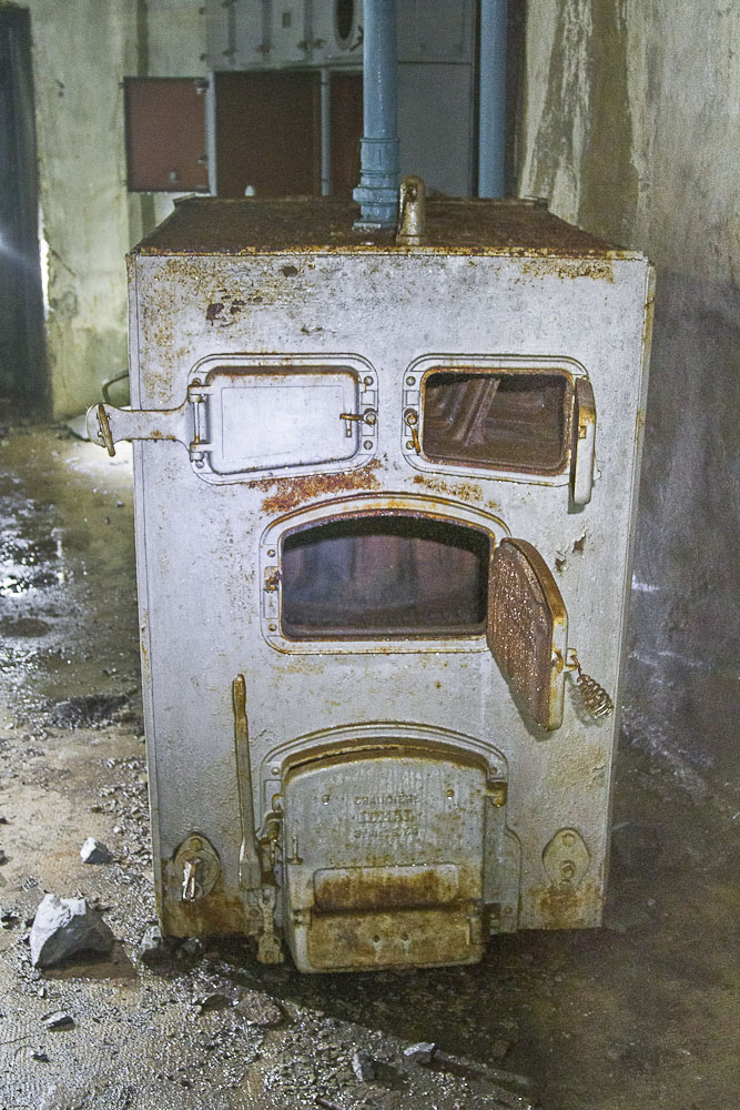 Ligne Maginot - PAS DU ROC - (Ouvrage d'artillerie) - Entrée de l'ouvrage
La chaudière à charbon