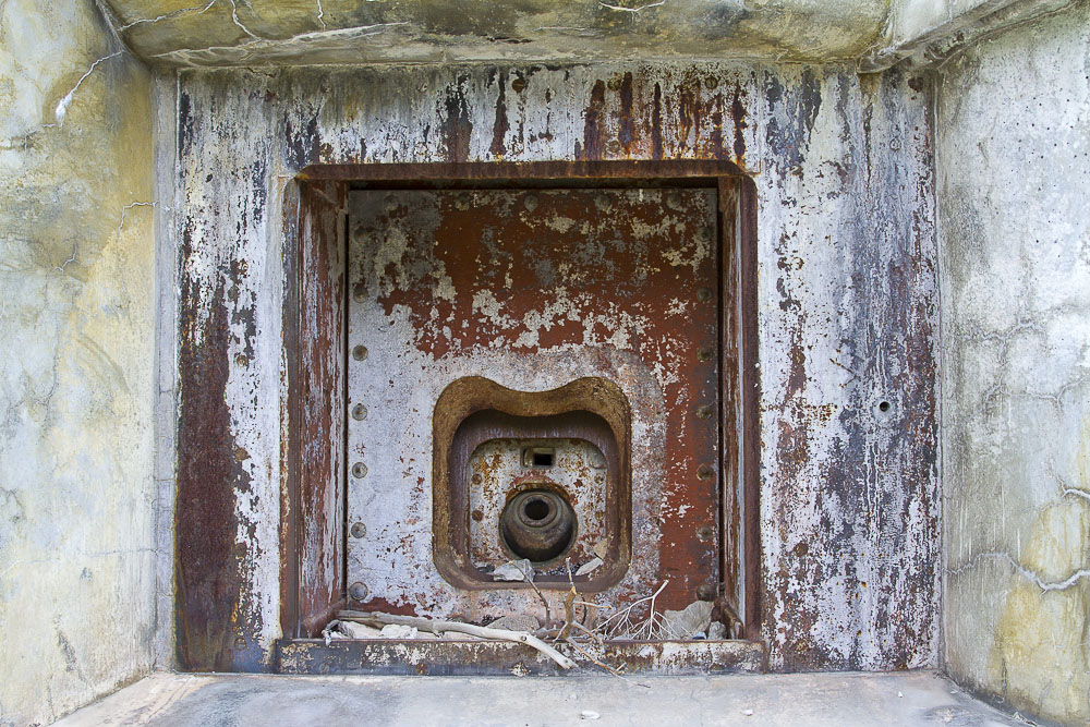 Ligne Maginot - SAINT ANTOINE - (Ouvrage d'artillerie) - Bloc 1
Créneau de 75 Mle 31