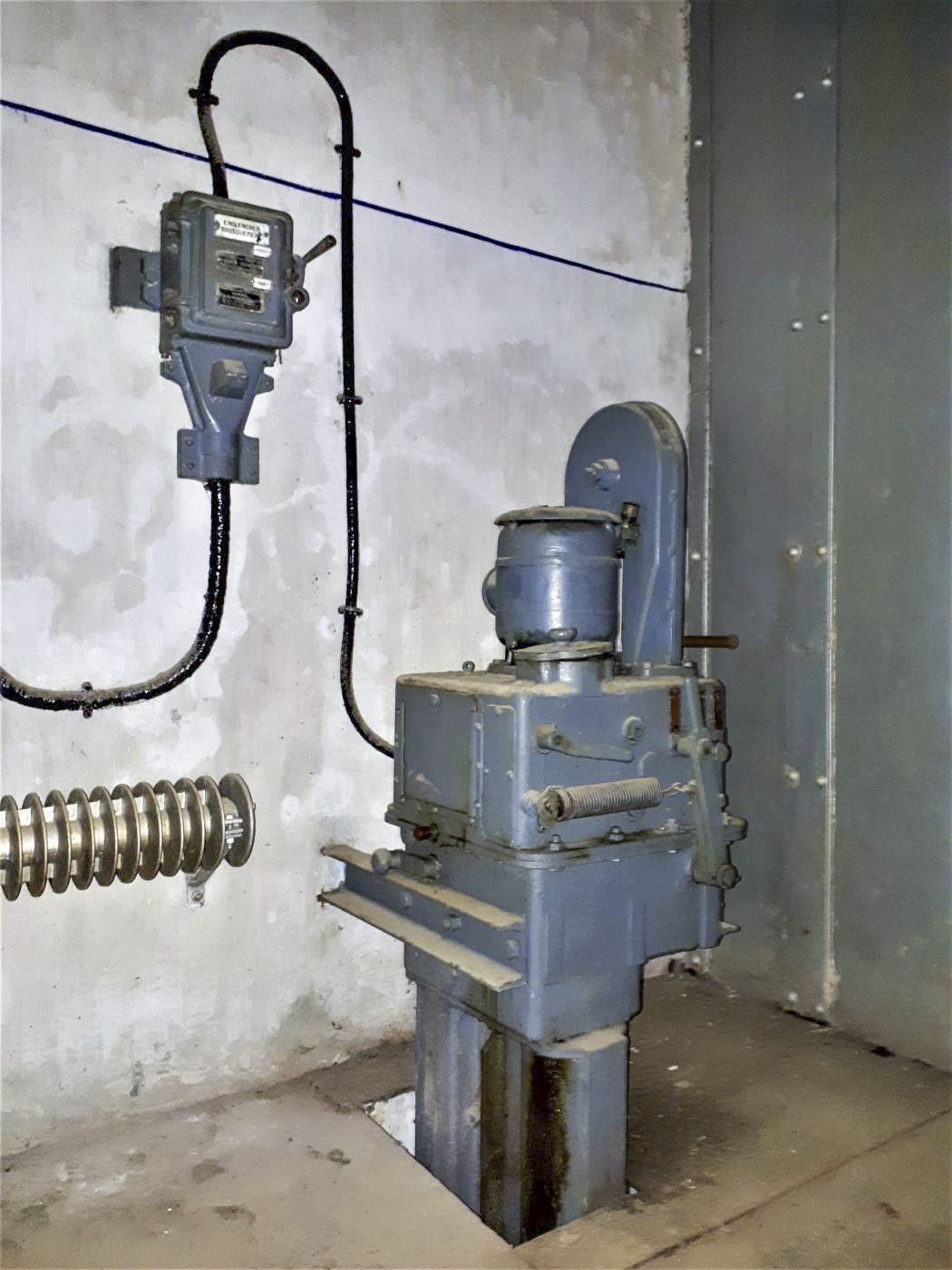 Ligne Maginot - SAINT ANTOINE - (Ouvrage d'artillerie) - Bloc 1
Etage intermédiaire
Noria d'approvisionnement en munitions de 81