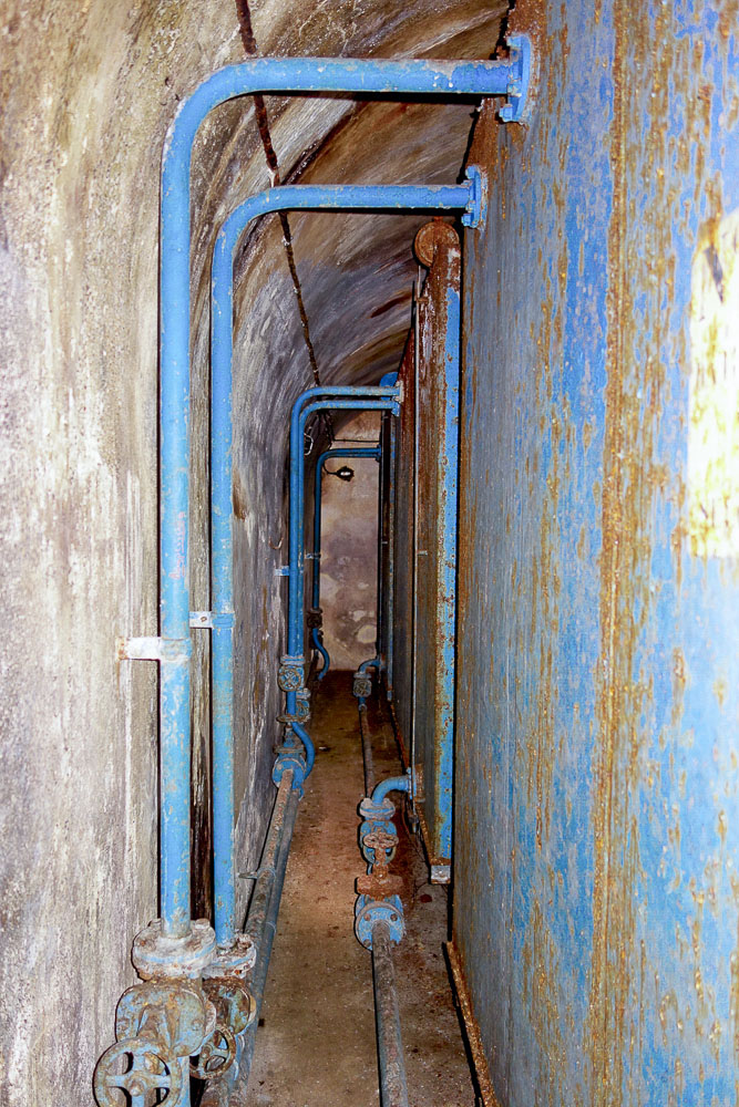 Ligne Maginot - SAINT ANTOINE - (Ouvrage d'artillerie) - L'usine électrique
Réservoir d'eau de refroidissement des groupes